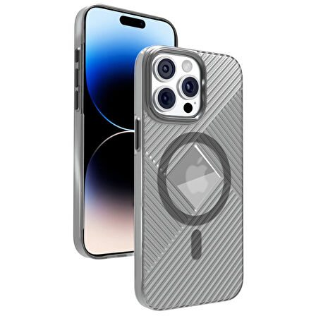 Peeq iPhone 16 Pro Stella PC Sert Magsafe Telefon Kılıfı