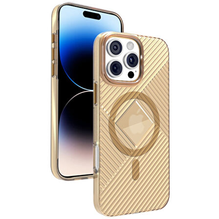 Peeq iPhone 16 Pro Stella PC Sert Magsafe Telefon Kılıfı