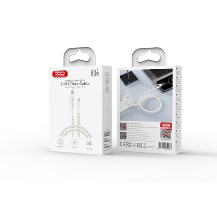 Özel Tasarım XO NB-Q310 Pearl Series 3'ü 1 Arada 1 Metre 60W 27W Boncuklu Kablosu Stil Aksesuar