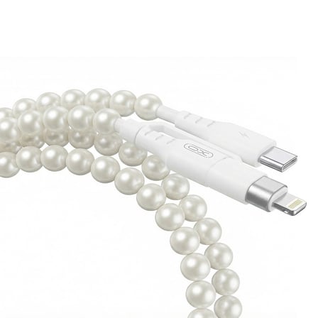Özel Tasarım XO NB-Q310 Pearl Series 3'ü 1 Arada 1 Metre 60W 27W Boncuklu Kablosu Stil Aksesuar