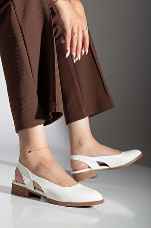 Pore Cilt Kısa Topuk Ayakkabı Mint Yeşil