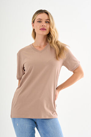 Pierre Cardin V Yaka Basic T-shirt