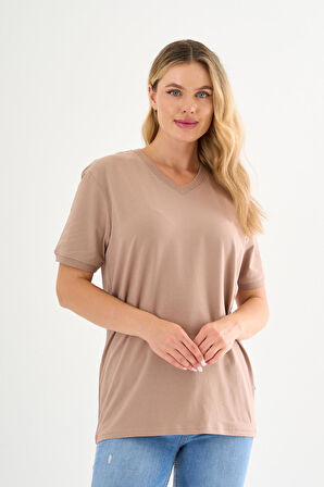 Pierre Cardin V Yaka Basic T-shirt