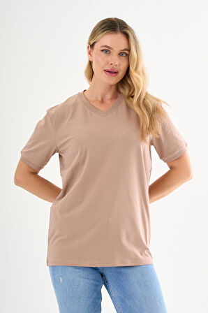 Pierre Cardin V Yaka Basic T-shirt