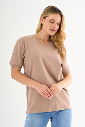 Pierre Cardin V Yaka Basic T-shirt