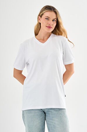 Pierre Cardin V Yaka Basic T-shirt