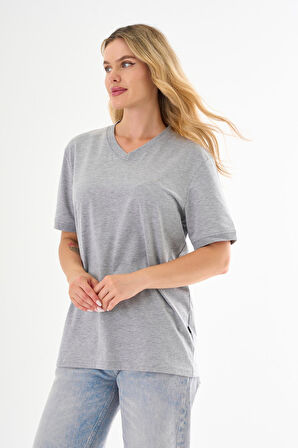 Pierre Cardin V Yaka Basic T-shirt