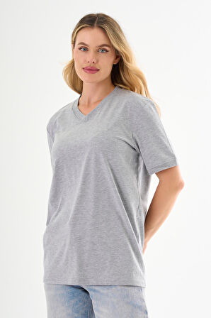 Pierre Cardin V Yaka Basic T-shirt