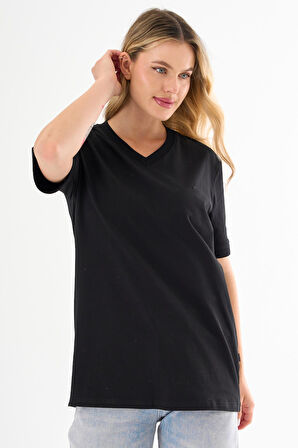 Pierre Cardin V Yaka Basic T-shirt