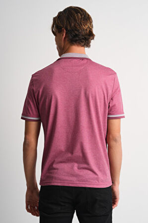 ALEXANDERGARDI Erkek Kol Detaylı Polo Yaka T-shirt
