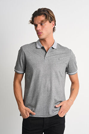 ALEXANDERGARDI Erkek Kol Detaylı Polo Yaka T-shirt