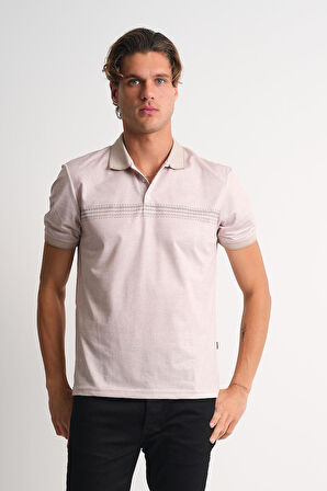 ALEXANDERGARDI Erkek Polo Yaka Düğme Detaylı T-shirt