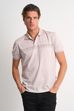 ALEXANDERGARDI Erkek Polo Yaka Düğme Detaylı T-shirt