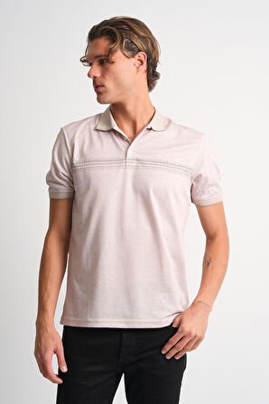 ALEXANDERGARDI Erkek Polo Yaka Düğme Detaylı T-shirt