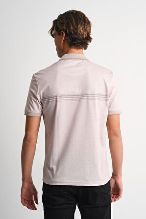ALEXANDERGARDI Erkek Polo Yaka Düğme Detaylı T-shirt