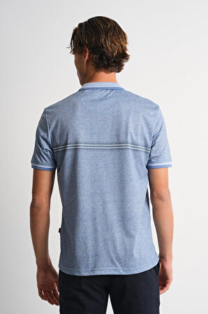 ALEXANDERGARDI Erkek Polo Yaka Düğme Detaylı T-shirt