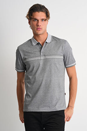 ALEXANDERGARDI Erkek Polo Yaka Düğme Detaylı T-shirt