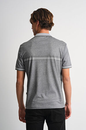 ALEXANDERGARDI Erkek Polo Yaka Düğme Detaylı T-shirt