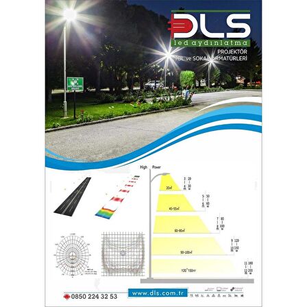 10 ADET-50W Led Projektör  park bahçe çevre site bina tabela dış mekan led lamba ledli projektör