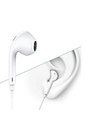 Iphone Uyumlu Lightning Kablolu Kulaklık 7-8-X-XR-XS-11-12-13-14-Pro/Max Uyumlu Mikrofonlu Kulaklık