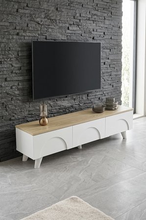 Bohem TV Ünitesi 150 cm - Modern TV Sehpası CNC 
