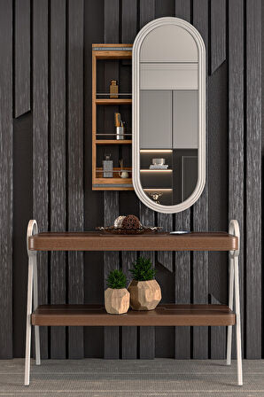 ÇOK AMAÇLI AYNALI TAKI DOLABI MDF KAPAK