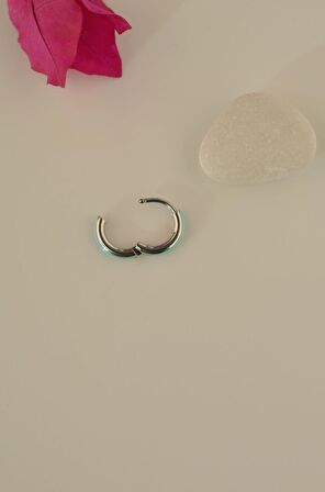 Çelik Halka Helix Piercing Kıkırdak Turquaz Renk