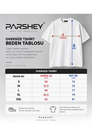 Unisex Oversize Tişört %100 Pamuk Premium Kalın Kumaş Rahat Kesim