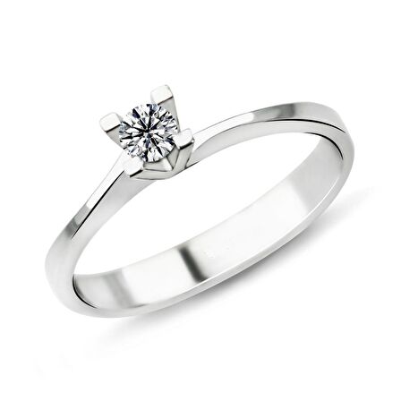 Harem Altın 0.29 Karat F Renk Pırlanta Tektaş Yüzük PR383