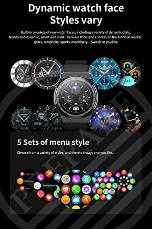 Prepare Watch 3GT MAX Siyah Akıllı Saat