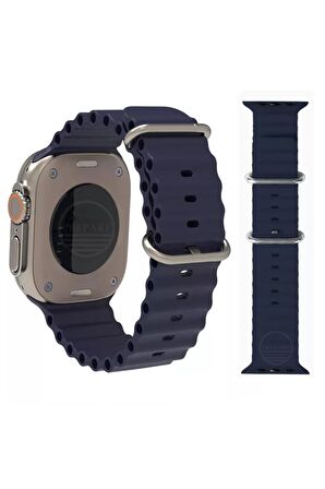 Apple Watch Uyumlu 6 7 8 Se Nike 42 44 45 46 Mm A Kalite Ocean Kordon Kayış Silikon Bileklik