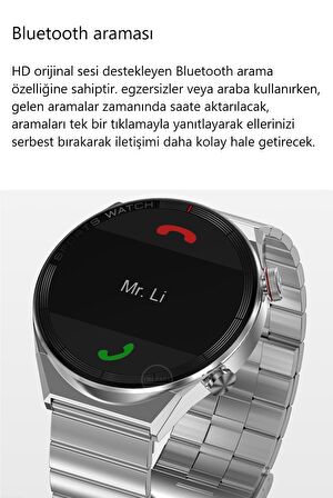 Prepare Smart Watch IPS Gümüş Akıllı Saat