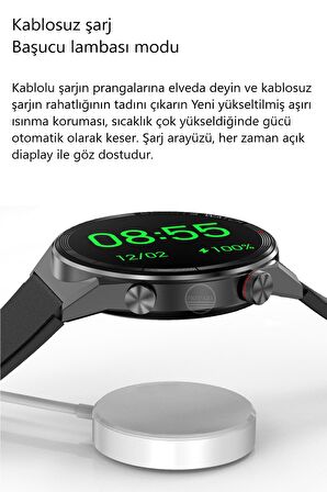 Prepare Smart Watch IPS Gri Akıllı Saat