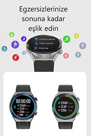 Prepare Smart Watch IPS Siyah Akıllı Saat