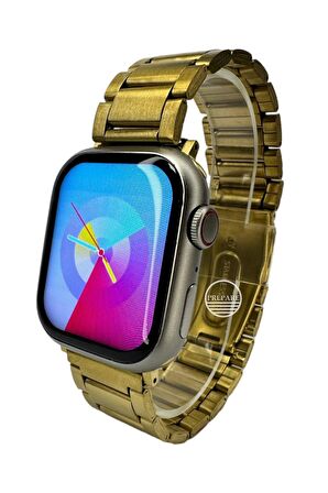 Mini Watch 9 Amoled Ekran 41mm Akıllı Saat +2 Kordon ve Bileklik Hediyeli