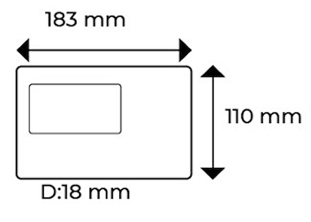 Multitek Multibus Sistem MB43-B 4.3 inç Daire Görüntülü Diafon Ekranı 9G 01 00 0021B