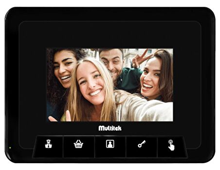 Multitek Multibus Sistem MB45-S 4.3 inç Daire Görüntülü Diafon Ekranı 9G 01 03 0001S