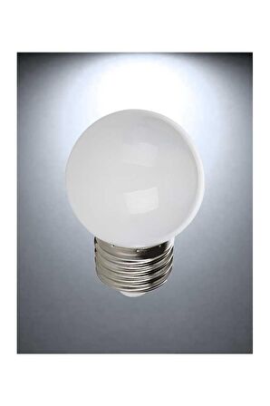 10 Adet 1W E27 6500K Beyaz Led Gece Lambası Ampulü KNL380 