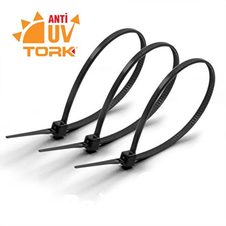 Tork 7,6x300mm 100 Adet Ultraviyole Kablo Bağı TKBUV-300H