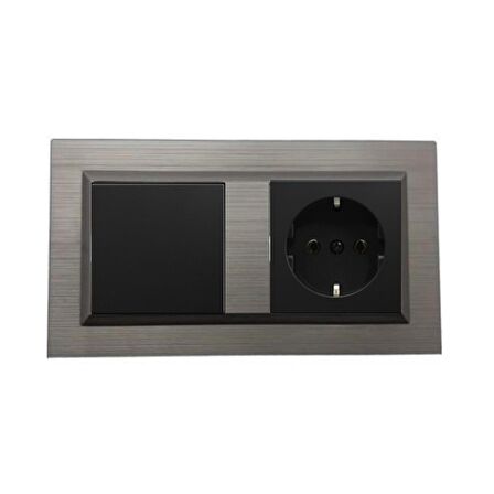Ovivo Quantum Bakır 2'li Set Anahtar ve Topraklı Priz Set