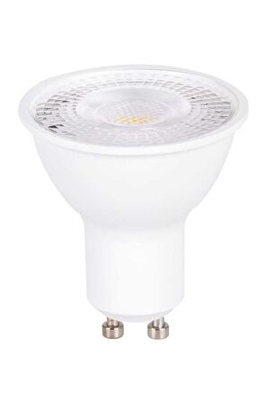 5 Adet K2 7W 4000K Ilık Beyaz Işık GU10 Lensli Led Spot Ampul KES049 