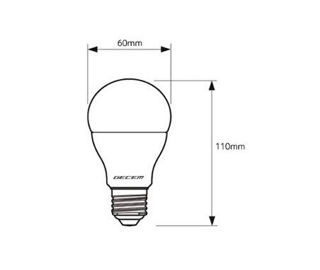 7 Adet Osram 8,5W Led Ampul E27 Duy 6500K - Beyaz Işık