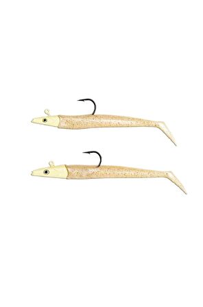 Fujin Zand Eel 11cm 7gr-14gr Double Body+Head Silikon Balık Shiny Glow