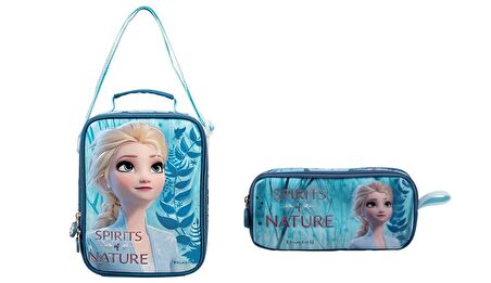 Frozen Beslenme Çantası ve Kalem Kutu Salto Spirits