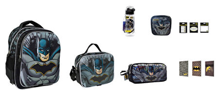 Batman Kabartmalı İlkokul Çantası( 11 PARÇA)