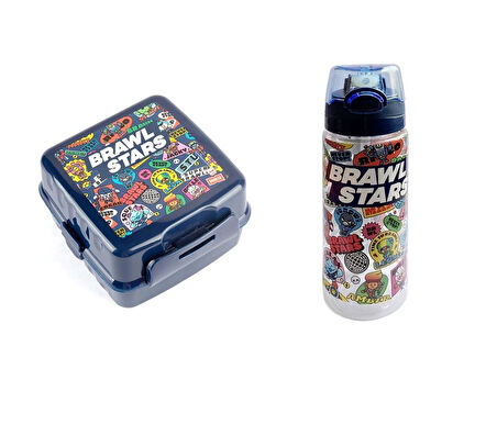 Brawl Stars 500ml Matara ve Beslenme Kabı