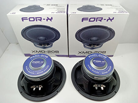 For-x 20CM Midrange – For-X 400W 200RMS Midrange Hoparlör – For-X XMD-208 Prof Midrange