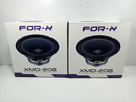 For-x 20CM Midrange – For-X 400W 200RMS Midrange Hoparlör – For-X XMD-208 Prof Midrange