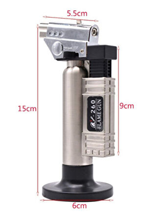 Metal Kasa Torch Pürmüz Çakmak Tıbbi Diş Pürmüzü 1300 Derece Isı Tabancası Aşcı Pürmüzü