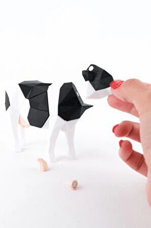 İnek (Cow) Mıknatıslı 3D Yapboz Puzzle Çevre Dostu Eğitici Oyuncak